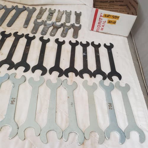 Lot of 50 Assorted Open End Service Wrench & other Wrench Tool LOT 484 - Thumbnail 10