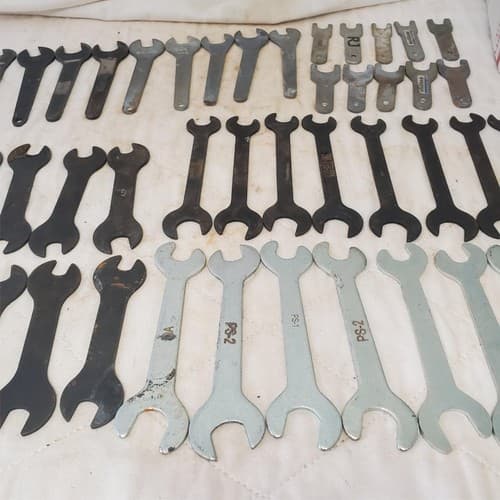 Lot of 50 Assorted Open End Service Wrench & other Wrench Tool LOT 484 - Thumbnail 8