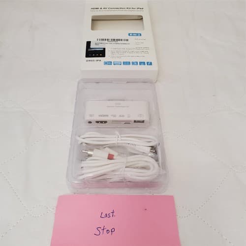 HDMI & AV Connection Kit for Apple Ipad DR05-IPA 6-in-1 Made in China - Thumbnail 5