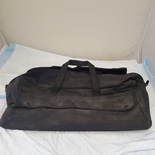 Large Mouth Shoulder Strap Pockets Zipper Tool Bag - Thumbnail 4