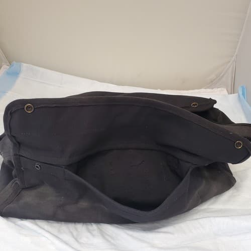 Large Mouth Shoulder Strap Pockets Zipper Tool Bag - Thumbnail 5