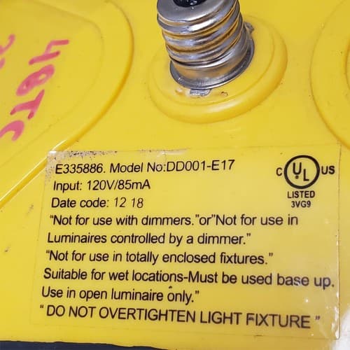 Set of 7 Southwire DD001-E17 Led Flat Panel Fixture LOT-229 - Thumbnail 8