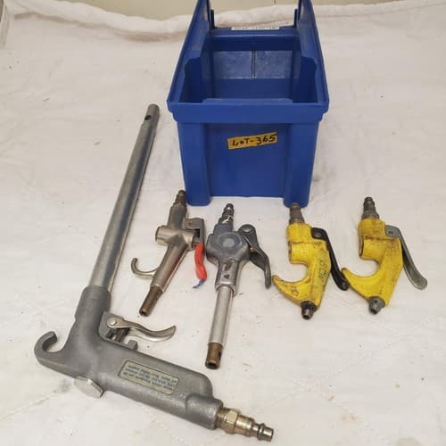 Lot of Pneumatic Air Blow Guns and Nozzles Industrial Air Tools LOT-365 - Image 1