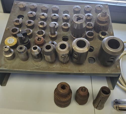 Lot of Assorted Various Brands Multi-Craft Chuck & Collets - Thumbnail 2