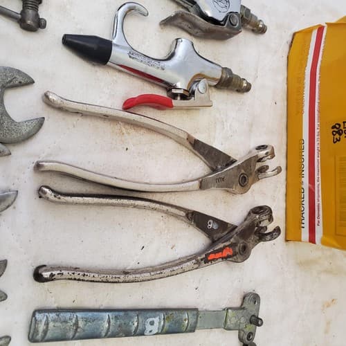 Lot of 21 Mixed Tool Wrenches, Pliers, Clamps, Files, Knife, Shop Gear LOT-883 - Thumbnail 8