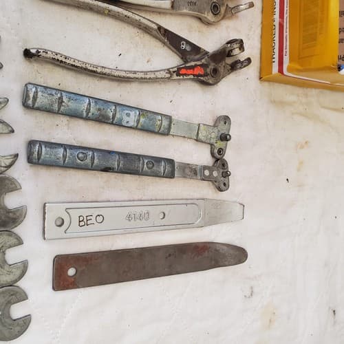 Lot of 21 Mixed Tool Wrenches, Pliers, Clamps, Files, Knife, Shop Gear LOT-883 - Thumbnail 9