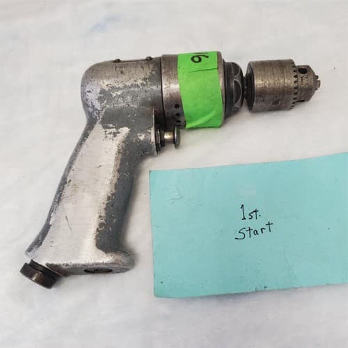 Rockwell Pistol Grip Pneumatic Air Drill Air Tool VV-6 - Image 1