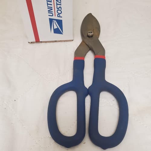 Steel 12In Tin Snip Scissors Hand Tool LOT-526 - Image 1