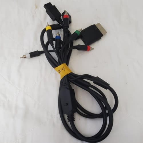 Multi Console/Platform Nintendo Wii PlayStation Xbox Component HD Video Cable W4 - Thumbnail 2