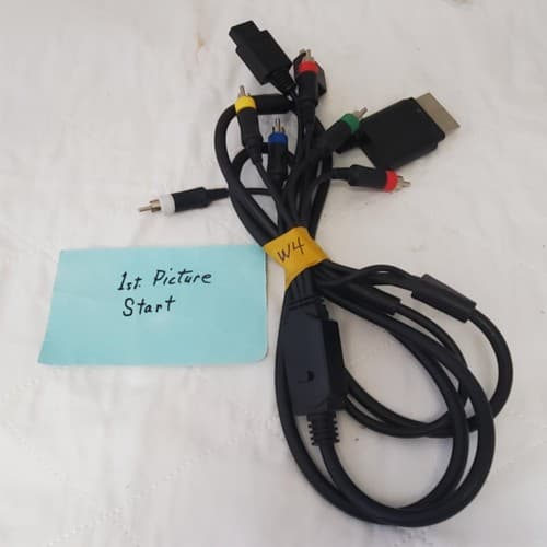 Multi Console/Platform Nintendo Wii PlayStation Xbox Component HD Video Cable W4 - Image 1