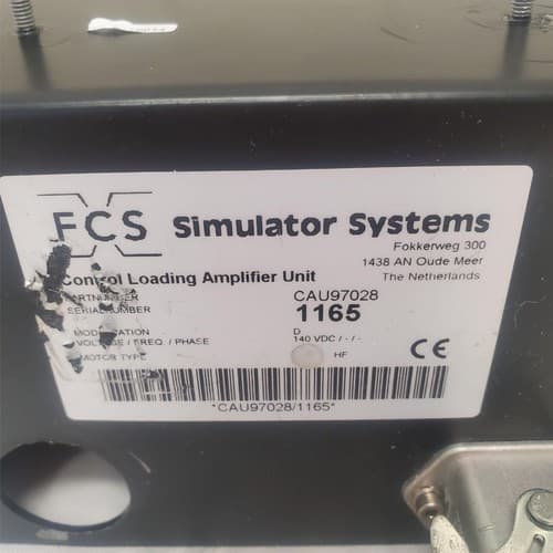 FCS Simulator Systems 1165 Control Loading Amplifier Unit - Thumbnail 2
