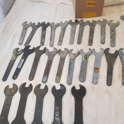 Lot of 50 Assorted Double Open End Service Wrench & other Wrench Tool LOT 485 - Thumbnail 3