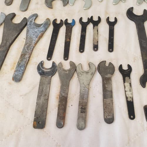 Lot of 50 Assorted Double Open End Service Wrench & other Wrench Tool LOT 485 - Thumbnail 5