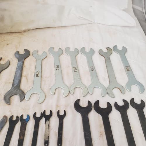 Lot of 50 Assorted Double Open End Service Wrench & other Wrench Tool LOT 485 - Thumbnail 6