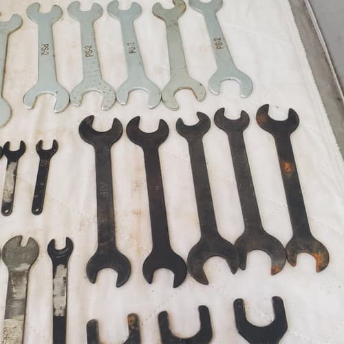 Lot of 50 Assorted Double Open End Service Wrench & other Wrench Tool LOT 485 - Thumbnail 7
