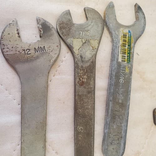 Lot of 50 Assorted Double Open End Service Wrench & other Wrench Tool LOT 485 - Thumbnail 9