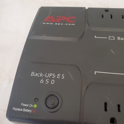 APC Back Up UPS ES 650 120V BE650R Surge Protected #7 (NO BATTERY INCLUDED) - Thumbnail 4