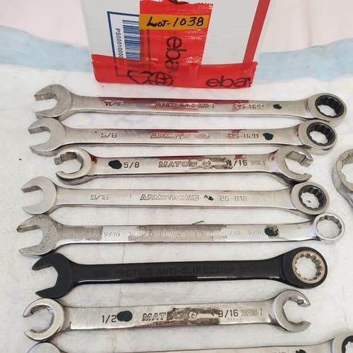 Lot of 21 Blue Point, Matco & more Assorted Combination Wrench Set LOT-1038 - Thumbnail 4