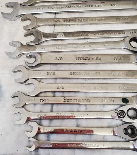 Lot of 21 Blue Point, Matco & more Assorted Combination Wrench Set LOT-1038 - Thumbnail 14