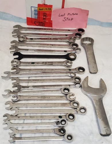Lot of 21 Blue Point, Matco & more Assorted Combination Wrench Set LOT-1038 - Thumbnail 15