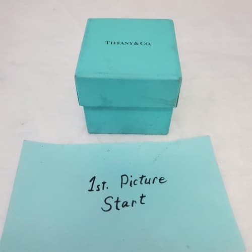Tiffany & Co. Blue Ring Box with Outer Box Genuine Jewelry Gift Case - Image 1