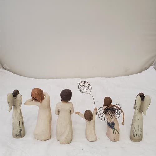 Collection of Assorted Demdaco Willow Tree Sculpted Hand-Painted figurines - Thumbnail 4