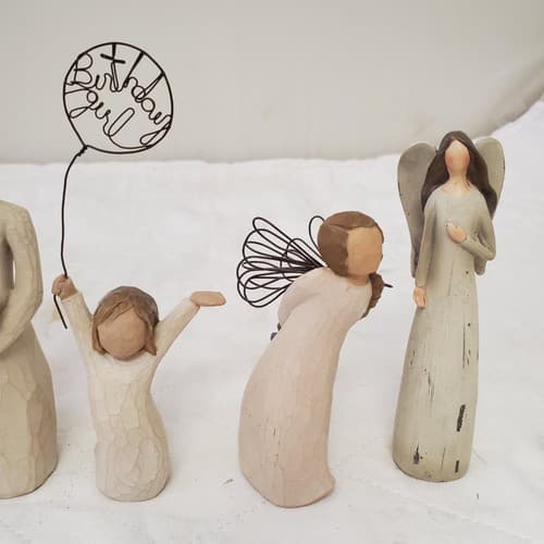 Collection of Assorted Demdaco Willow Tree Sculpted Hand-Painted figurines - Thumbnail 3