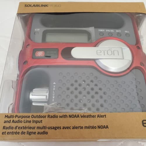 Eton FR360 Solarlink Emergency Weather Radio Charger, Flashlight, Multi-Use - Thumbnail 3