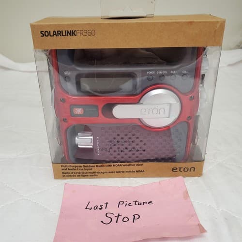 Eton FR360 Solarlink Emergency Weather Radio Charger, Flashlight, Multi-Use - Thumbnail 12