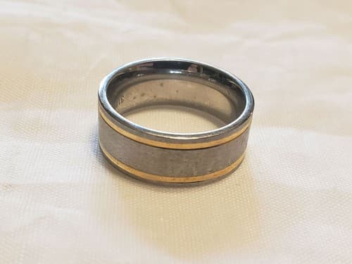 Fashion Ring Men&Women Stainless Steel Titanium Band Ring Party Jewelry - Image 1