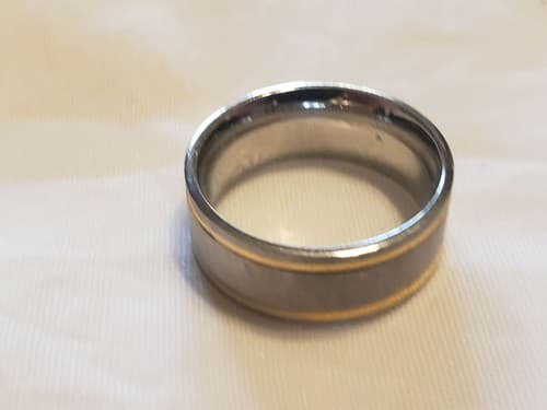 Fashion Ring Men&Women Stainless Steel Titanium Band Ring Party Jewelry - Thumbnail 3