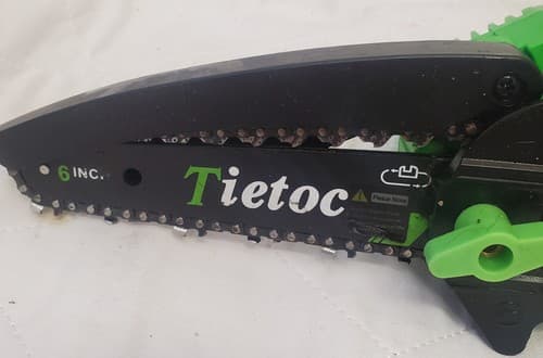 Tietoc 6-Inch Cordless Mini Chainsaw Electric Pruning Saw for Wood Cutting - Thumbnail 2
