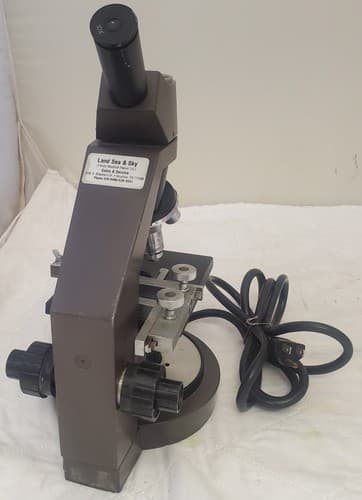 Vintage Swift Instruments Lab Microscope Monocular Optical Scope w/ Power Cord - Thumbnail 4