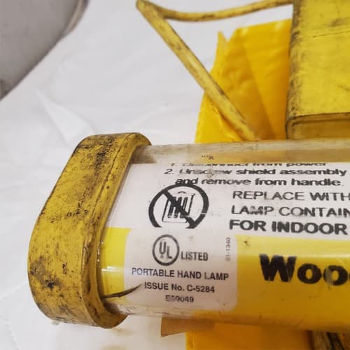 Woodhead Fluorescent Portable Handheld Work Light LOT-864 - Thumbnail 7