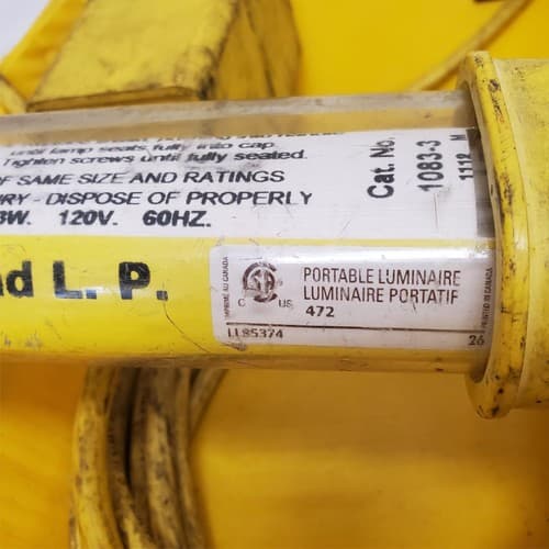 Woodhead Fluorescent Portable Handheld Work Light LOT-864 - Thumbnail 6