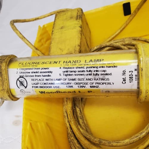 Woodhead Fluorescent Portable Handheld Work Light LOT-864 - Thumbnail 4