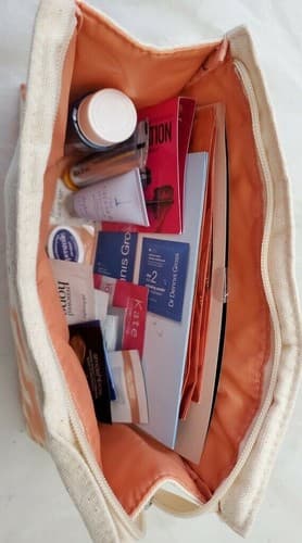 Nordstrom Beauty Cosmetic Makeup Bag and Mascara, Moisturizer, Serum Sample Set - Thumbnail 7