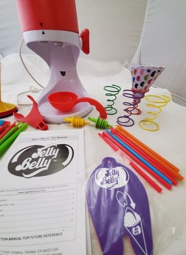 New! Jelly Belly Snow Cone Cups & Straws Decorating Kit Electric Ice Shaver - Thumbnail 6