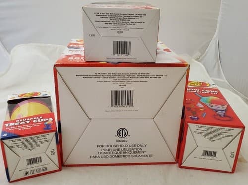 New! Jelly Belly Snow Cone Cups & Straws Decorating Kit Electric Ice Shaver - Thumbnail 8