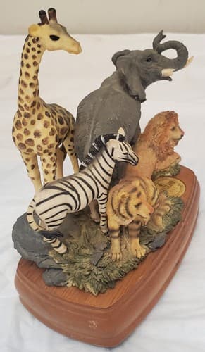 Westland Limited Edition Natures Images Zoo Animals Music Box Born Free - Thumbnail 9