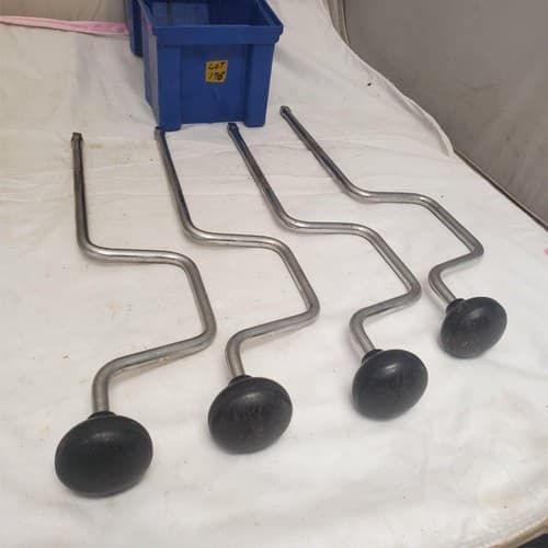 Lot of 4 Vintage Brace Drill Cranks Hand Drill Tools LOT-176 - Thumbnail 4