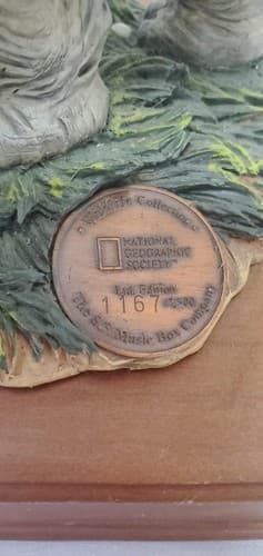 San Francisco Music Box Company Elephant Figurine National Geographic Society - Thumbnail 2