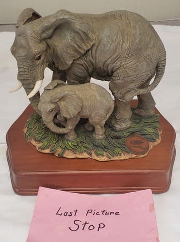 San Francisco Music Box Company Elephant Figurine National Geographic Society - Thumbnail 9