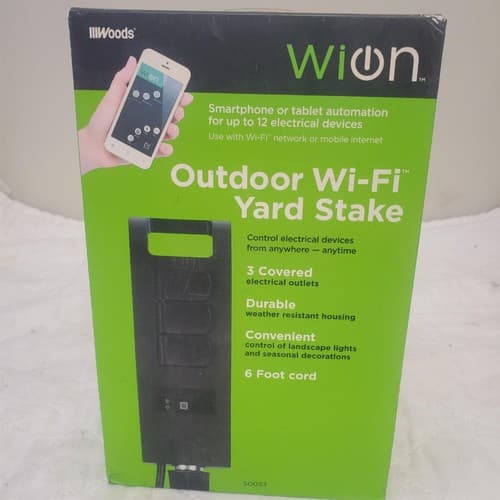 Wion 50053 Outdoor Wi-Fi Yard Stake with Smartphone or Tablet Automation - Thumbnail 2