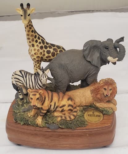 Westland Limited Edition Natures Images Zoo Animals Music Box - Thumbnail 5