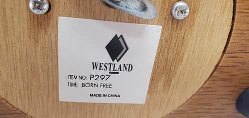 Westland Limited Edition Natures Images Zoo Animals Music Box - Thumbnail 3