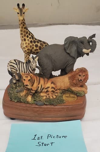 Westland Limited Edition Natures Images Zoo Animals Music Box - Image 1