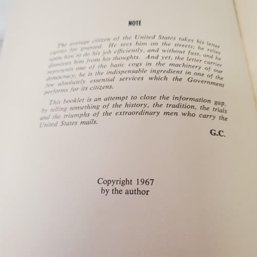 The Mail Man Booklet By Gerald Cullinan & The Admirals Farragut Us Stamp - Thumbnail 5