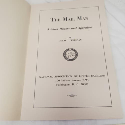 The Mail Man Booklet By Gerald Cullinan & The Admirals Farragut Us Stamp - Thumbnail 4