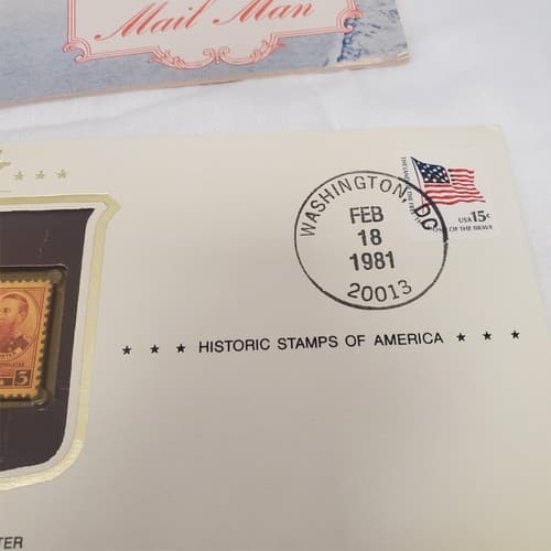 The Mail Man Booklet By Gerald Cullinan & The Admirals Farragut Us Stamp - Thumbnail 10